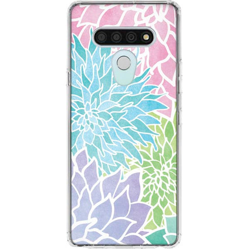 Spring Flowers LG Stylo 6 Clear Case