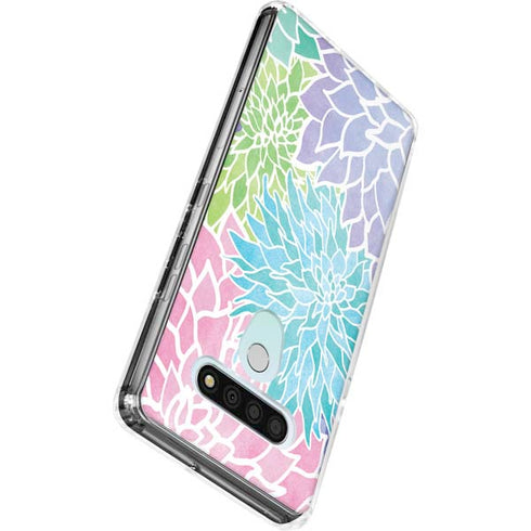 Spring Flowers LG Stylo 6 Clear Case