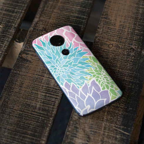 Spring Flowers Moto E5 Plus Skin