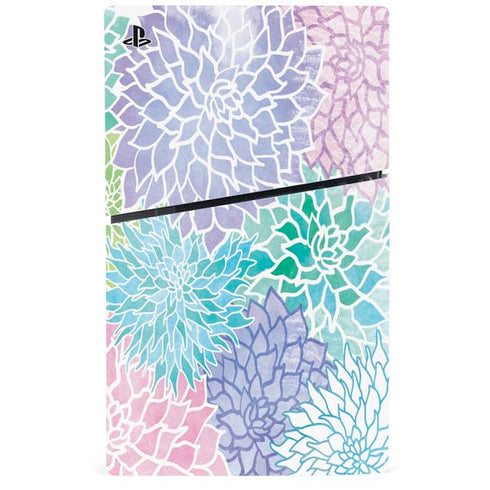 Spring Flowers PS5 Slim Disk Console Skin