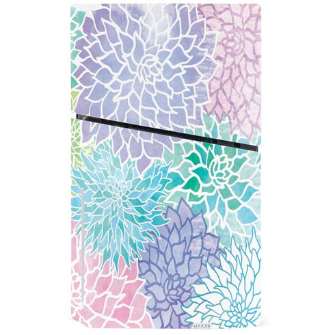 Spring Flowers PS5 Slim Disk Console Skin
