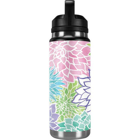 Spring Flowers YETI Rambler 26oz Bottle Skin
