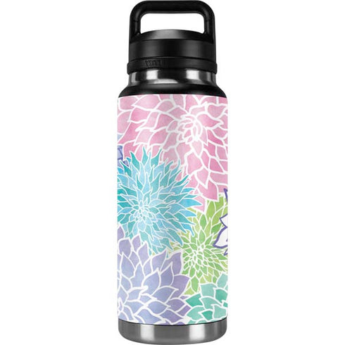 Spring Flowers YETI Rambler 36oz Bottle Skin