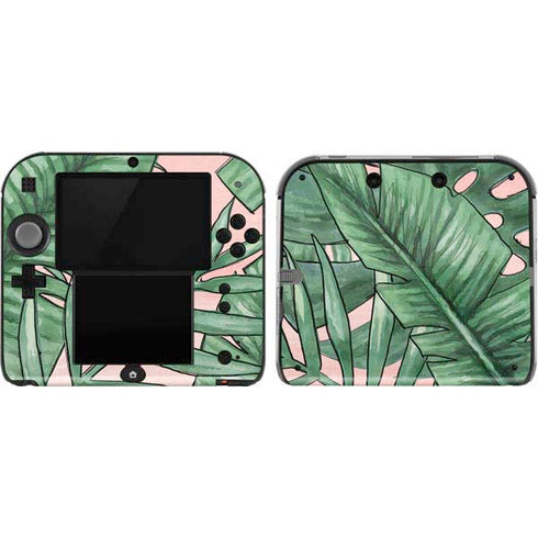 Spring Palm Leaves Nintendo 2DS Skin