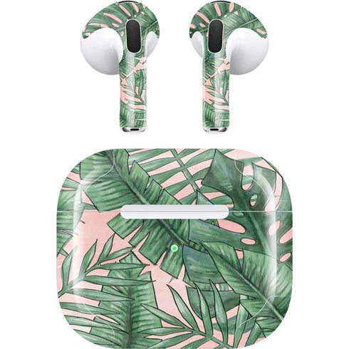 Spring Palm Leaves Apple AirPods (3rd Gen 2021) Skin