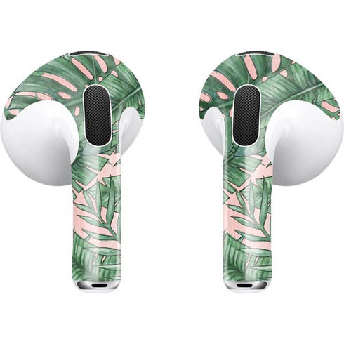 Spring Palm Leaves Apple AirPods (3rd Gen 2021) Skin