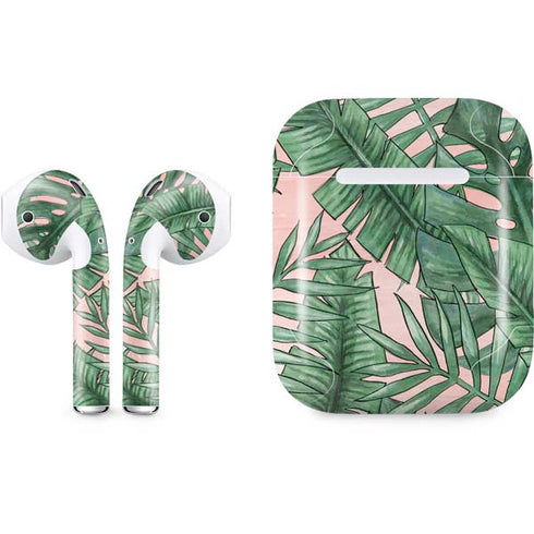 Spring Palm Leaves Apple AirPods Skin