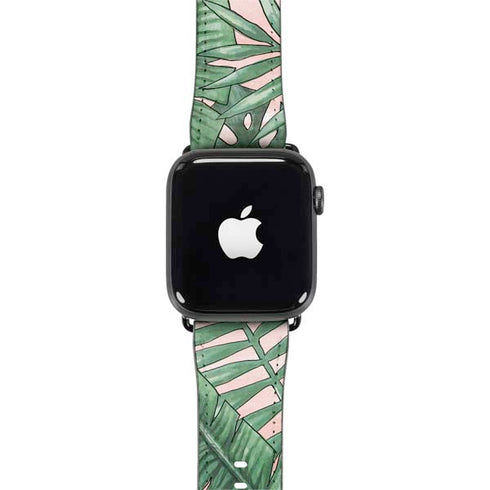 Spring Palm Leaves Apple Watch Band 42-44mm