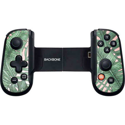 Spring Palm Leaves Backbone One for iPhone Game Controller Skin