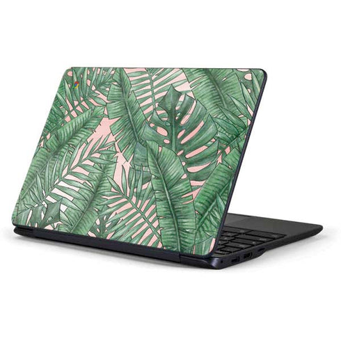 Spring Palm Leaves Samsung Chromebook Skin