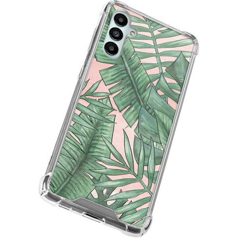 Spring Palm Leaves Galaxy A15 5G Clear Case