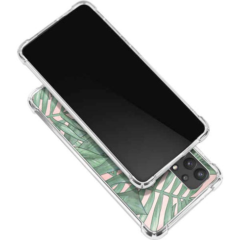 Spring Palm Leaves Galaxy A32 5G Clear Case