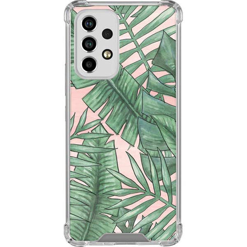 Spring Palm Leaves Galaxy A33 5G Clear Case
