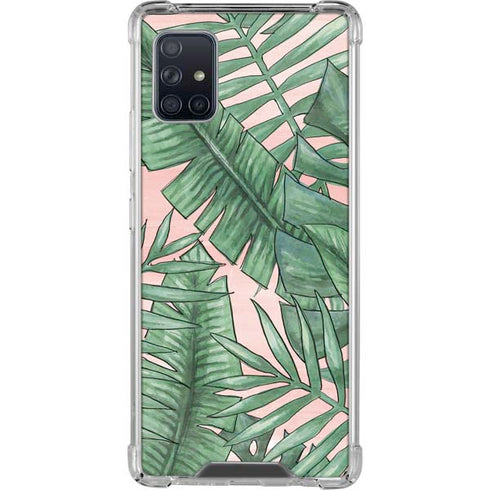 Spring Palm Leaves Galaxy A51 5G Clear Case