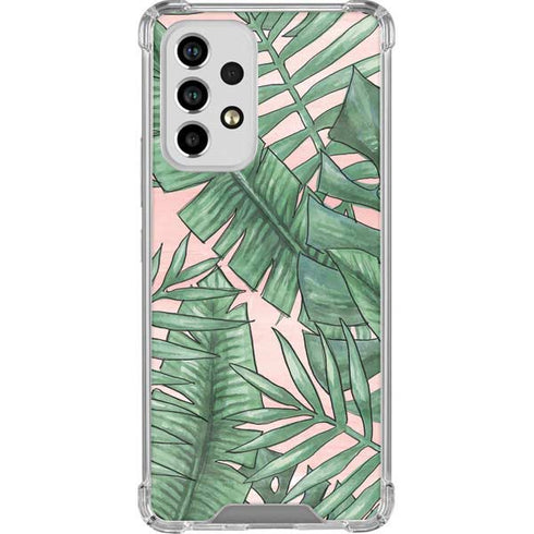 Spring Palm Leaves Galaxy A53 5G Clear Case