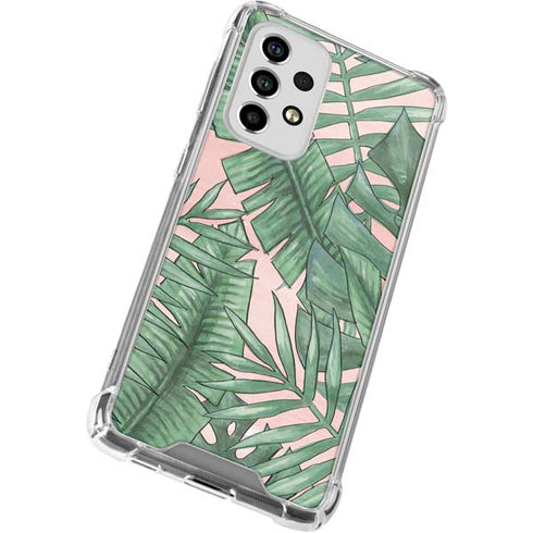 Spring Palm Leaves Galaxy A53 5G Clear Case