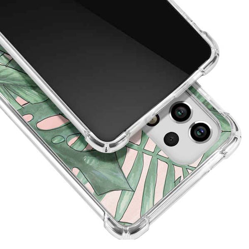 Spring Palm Leaves Galaxy A53 5G Clear Case