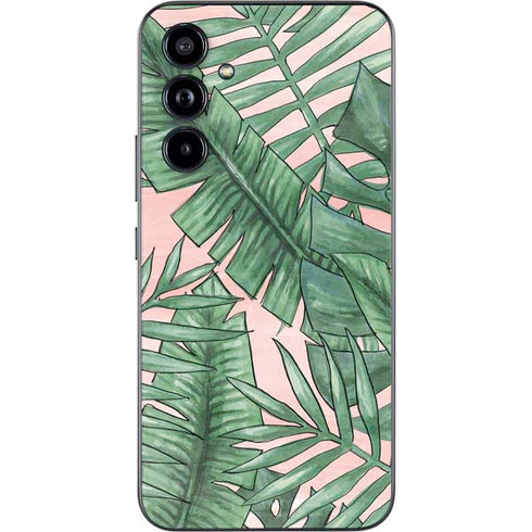 Spring Palm Leaves Galaxy A54 5G Skin