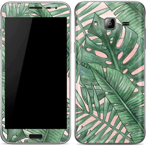 Spring Palm Leaves Galaxy J3 Skin