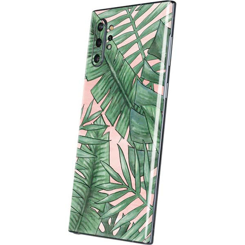 Spring Palm Leaves Galaxy Note 10 Plus Skin