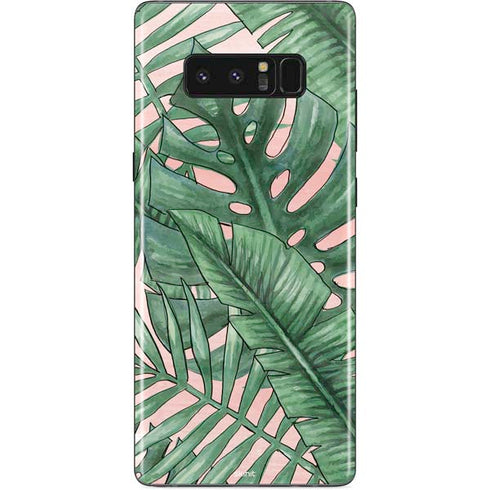 Spring Palm Leaves Galaxy Note 8 Skin
