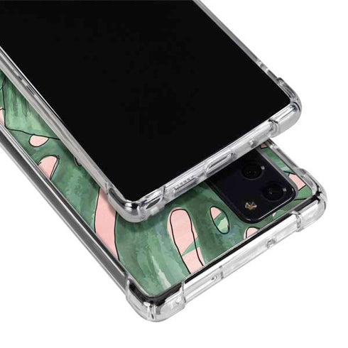 Spring Palm Leaves Galaxy Note20 5G Clear Case