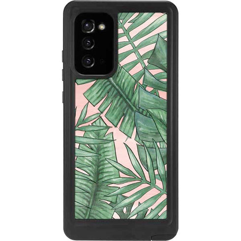 Spring Palm Leaves Galaxy Note20 5G Waterproof Case