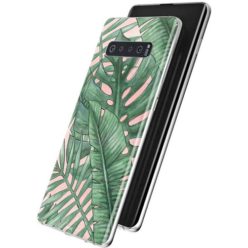Spring Palm Leaves Galaxy S10 Plus Skin