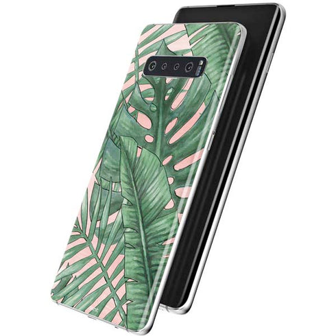Spring Palm Leaves Galaxy S10 Skin