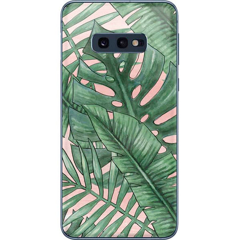 Spring Palm Leaves Galaxy S10e Skin