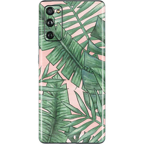 Spring Palm Leaves Galaxy S20 Fan Edition Skin