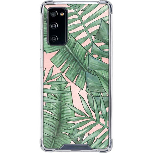 Spring Palm Leaves Galaxy S20 FE Clear Case