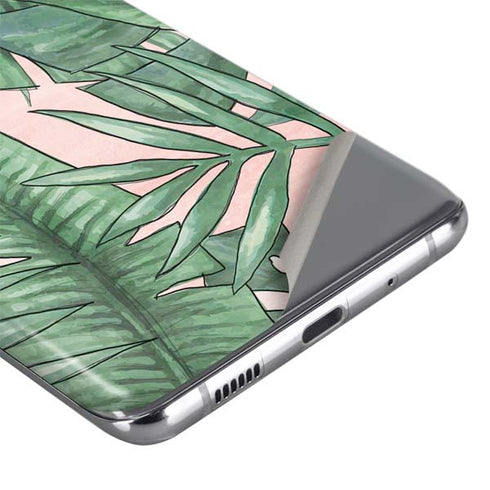 Spring Palm Leaves Galaxy S20 Plus Skin