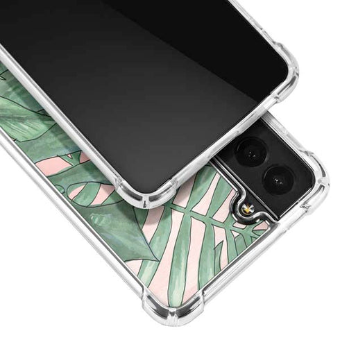 Spring Palm Leaves Galaxy S21 5G Clear Case