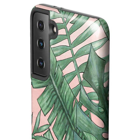 Spring Palm Leaves Galaxy S21 FE Pro Case
