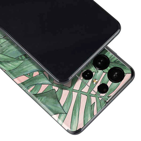 Spring Palm Leaves Galaxy S21 Ultra 5G Skin