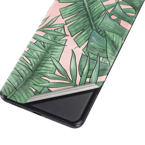 Spring Palm Leaves Galaxy S21 Ultra 5G Skin