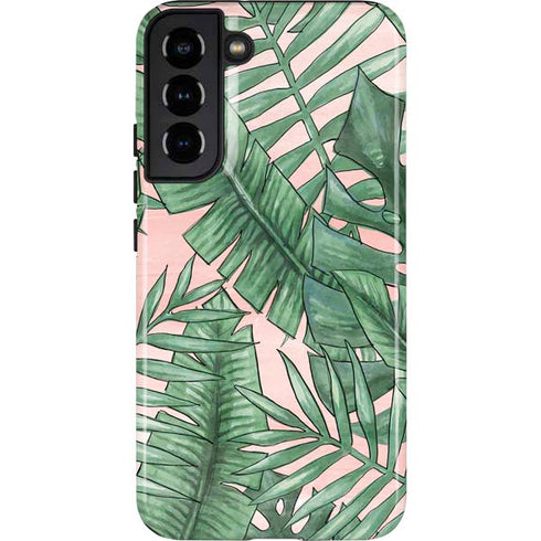 Spring Palm Leaves Galaxy S22 Plus Pro Case