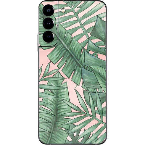 Spring Palm Leaves Galaxy S22 Plus Skin