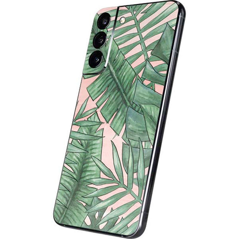 Spring Palm Leaves Galaxy S22 Plus Skin
