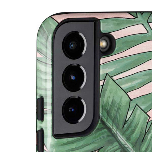 Spring Palm Leaves Galaxy S22 Pro Case