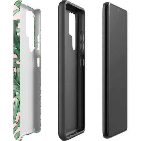 Spring Palm Leaves Galaxy S22 Ultra Pro Case