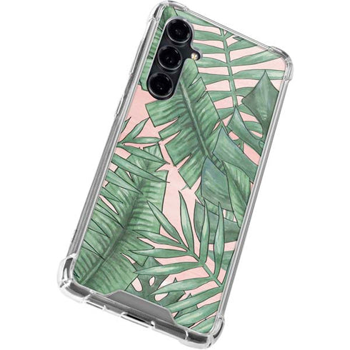 Spring Palm Leaves Galaxy S23 FE Clear Case