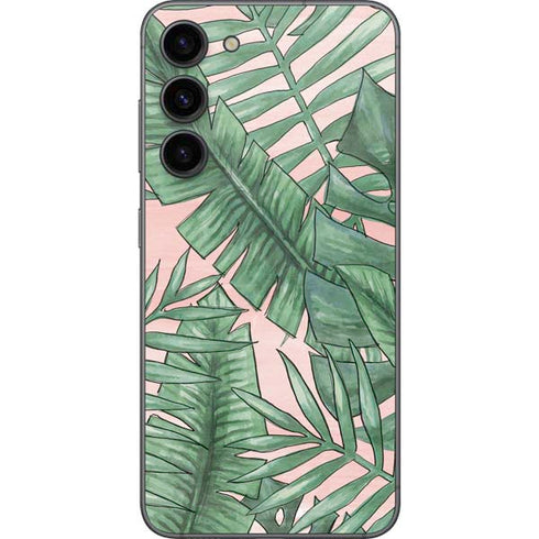 Spring Palm Leaves Galaxy S23 Plus Skin