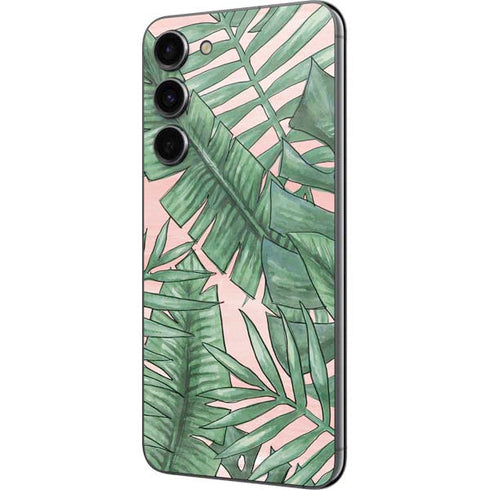 Spring Palm Leaves Galaxy S23 Plus Skin