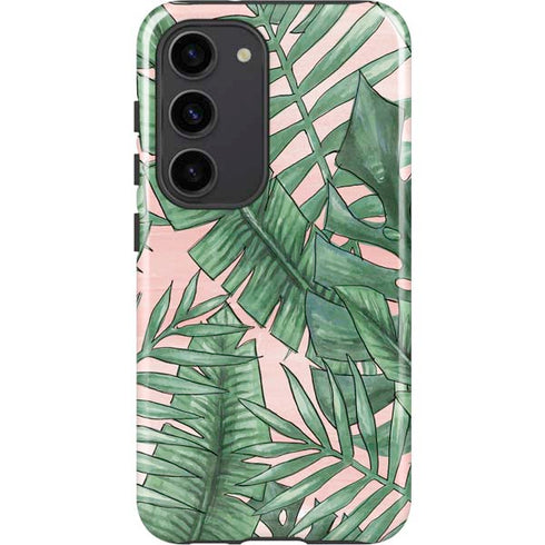 Spring Palm Leaves Galaxy S23 Pro Case