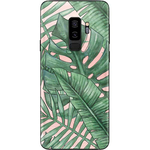Spring Palm Leaves Galaxy S9 Plus Skin