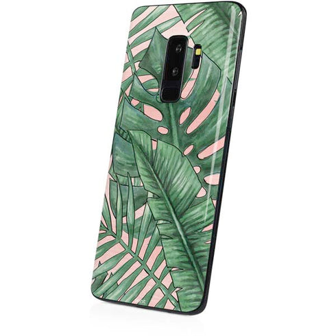 Spring Palm Leaves Galaxy S9 Plus Skin