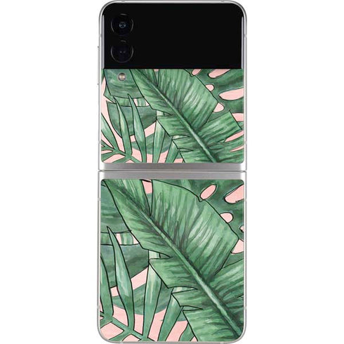 Spring Palm Leaves Galaxy Z Flip3 5G Skin