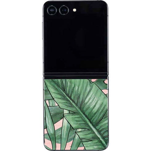 Spring Palm Leaves Galaxy Z Flip5 5G Skin